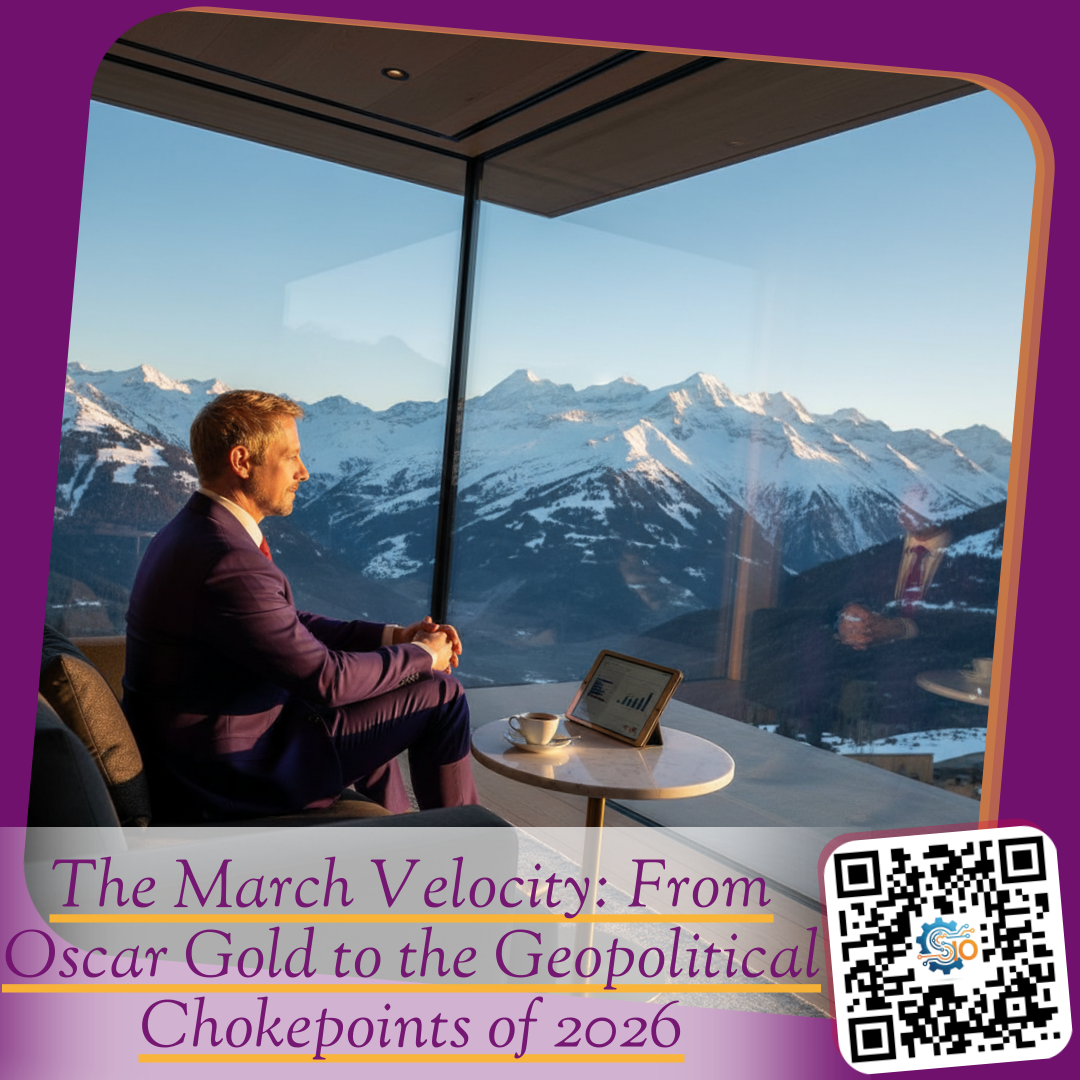 The March Velocity: From Oscar Gold to the Geopolitical Chokepoints of 2026