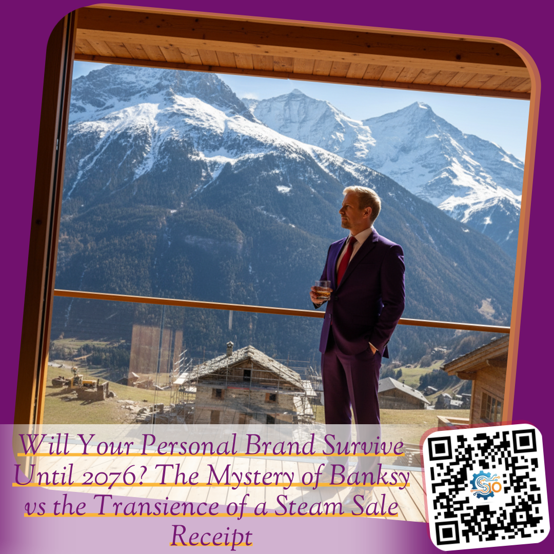 Will Your Personal Brand Survive Until 2076? The Mystery of Banksy vs the Transience of a Steam Sale Receipt