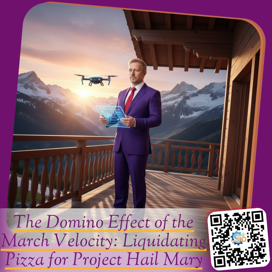 The Domino Effect of the March Velocity: Liquidating Pizza for Project Hail Mary