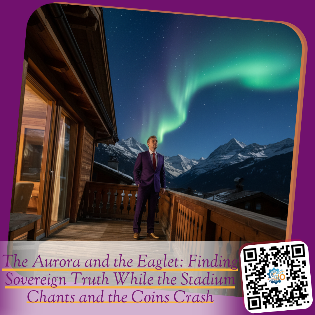 The Aurora and the Eaglet: Finding Sovereign Truth While the Stadium Chants and the Coins Crash
