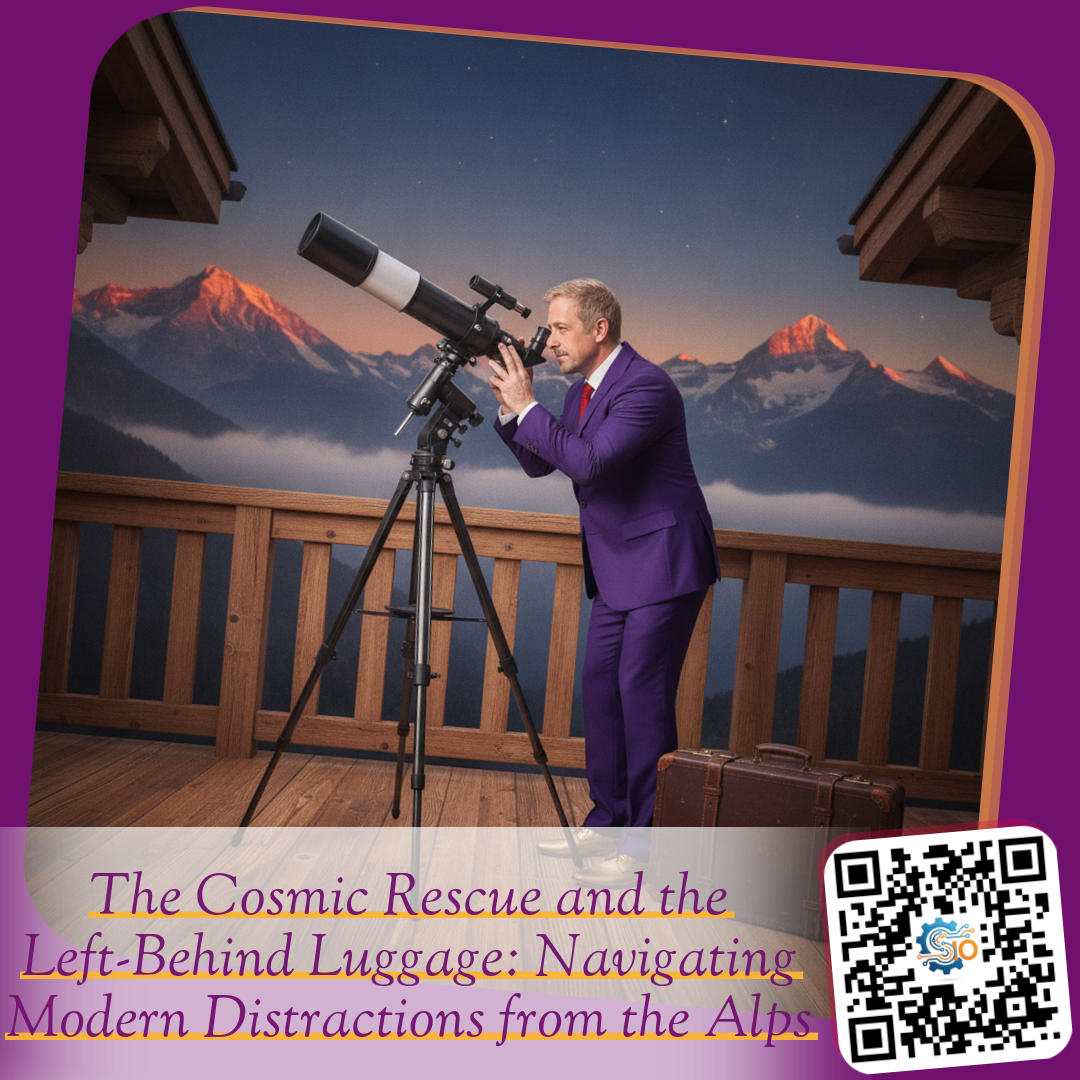The Cosmic Rescue and the Left-Behind Luggage: Navigating Modern Distractions from the Alps