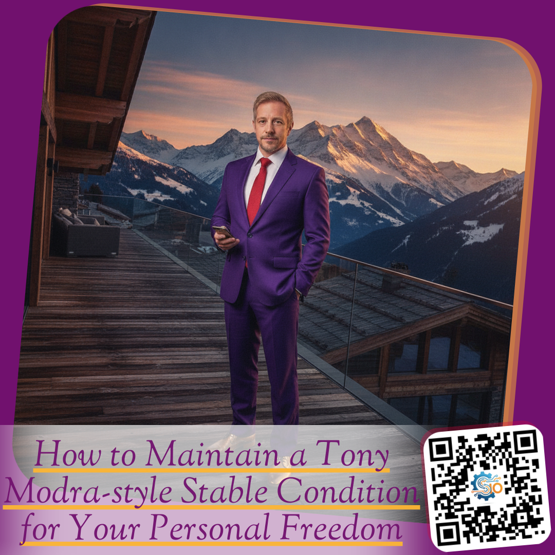 How to Maintain a Tony Modra-style Stable Condition for Your Personal Freedom