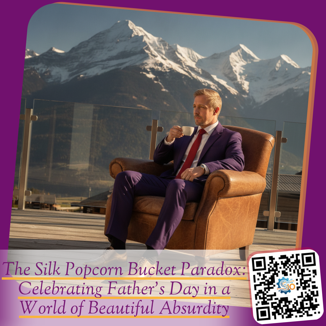 The Silk Popcorn Bucket Paradox: Celebrating Father's Day in a World of Beautiful Absurdity