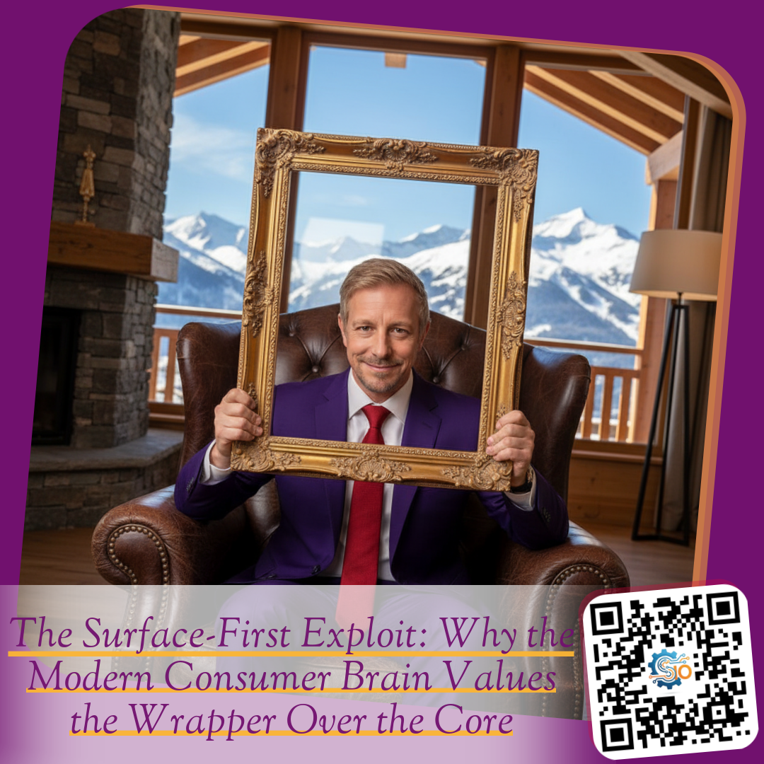 The Surface-First Exploit: Why the Modern Consumer Brain Values the Wrapper Over the Core