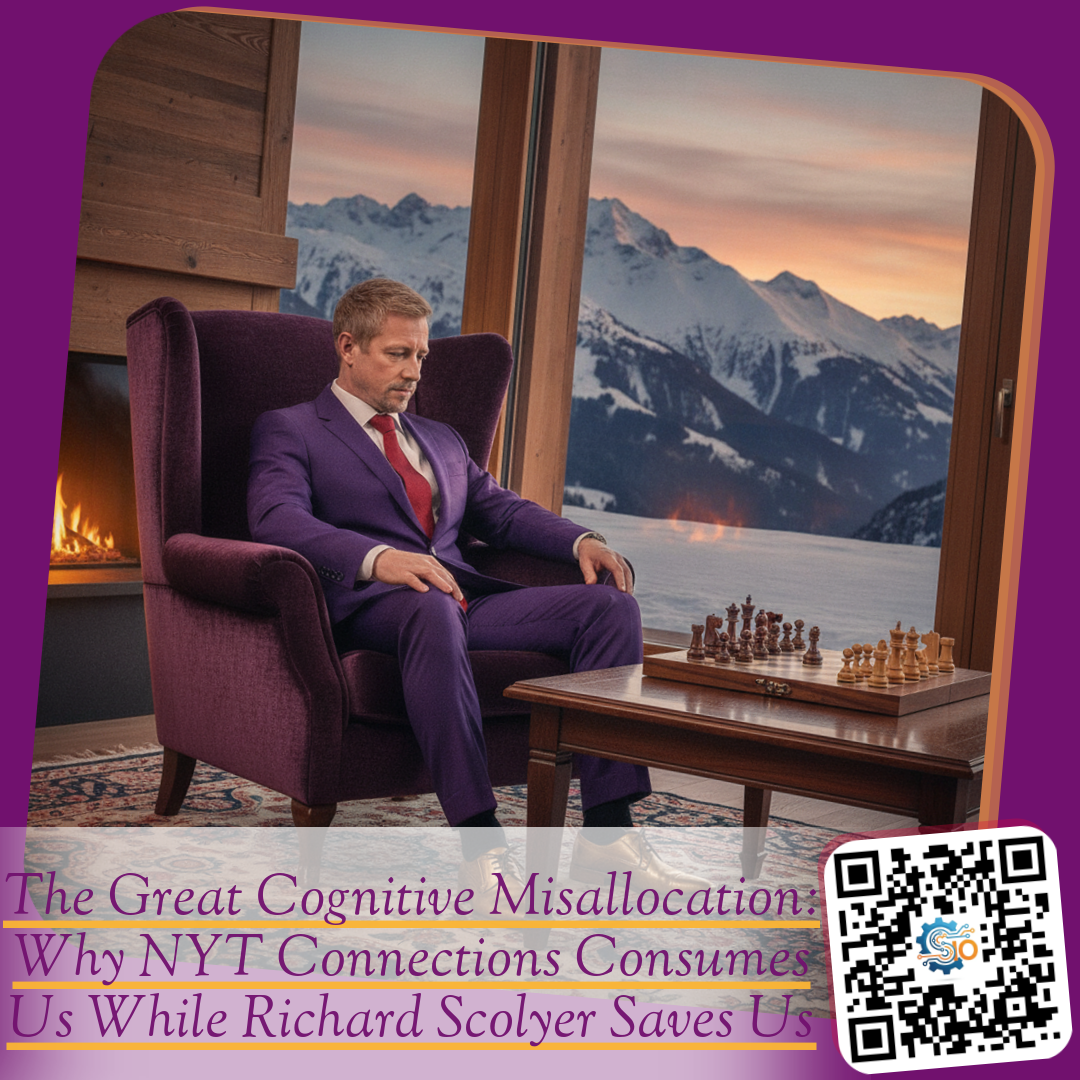 The Great Cognitive Misallocation: Why NYT Connections Consumes Us While Richard Scolyer Saves Us