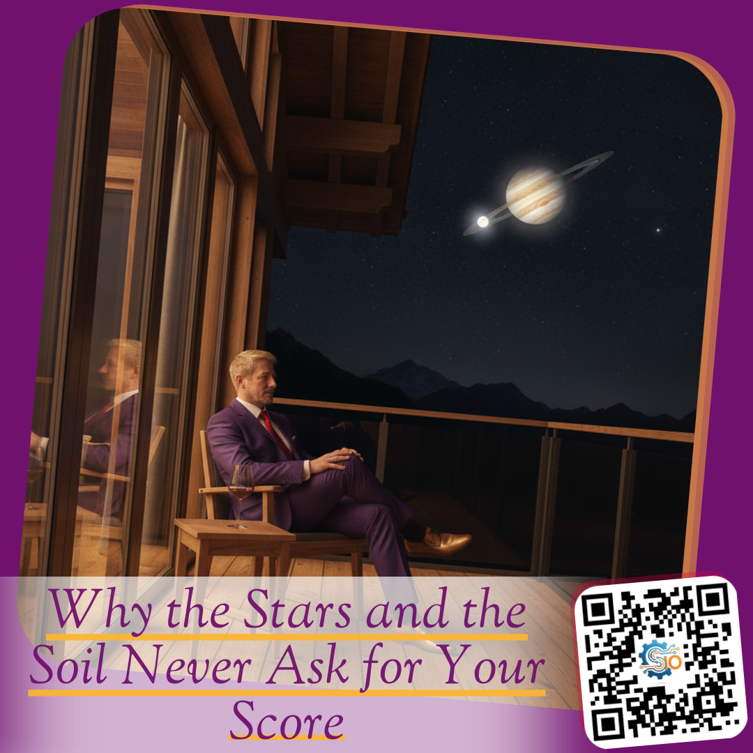 Why the Stars and the Soil Never Ask for Your Score