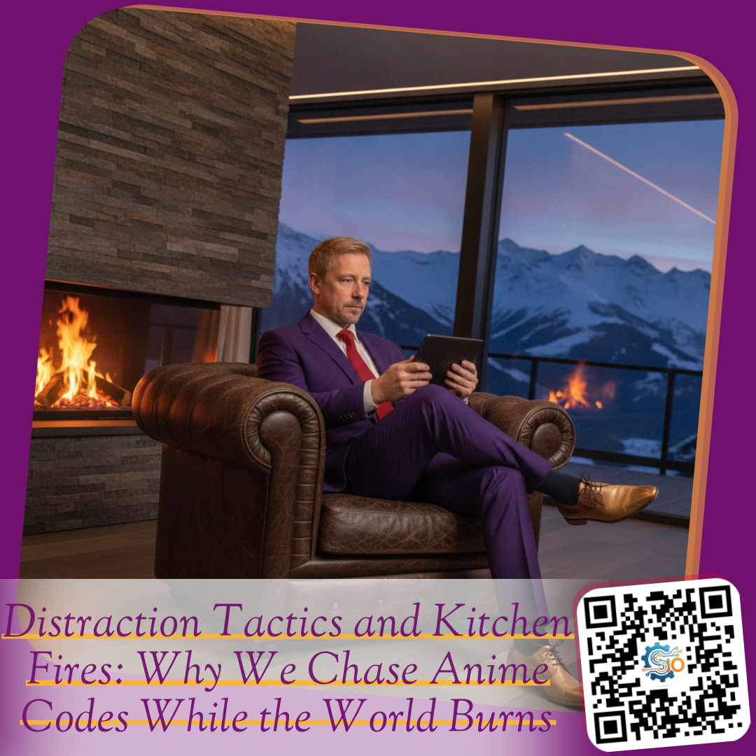 Distraction Tactics and Kitchen Fires: Why We Chase Anime Codes While the World Burns