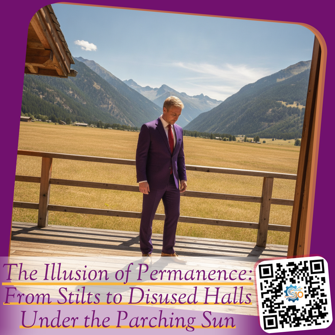 The Illusion of Permanence: From Stilts to Disused Halls Under the Parching Sun
