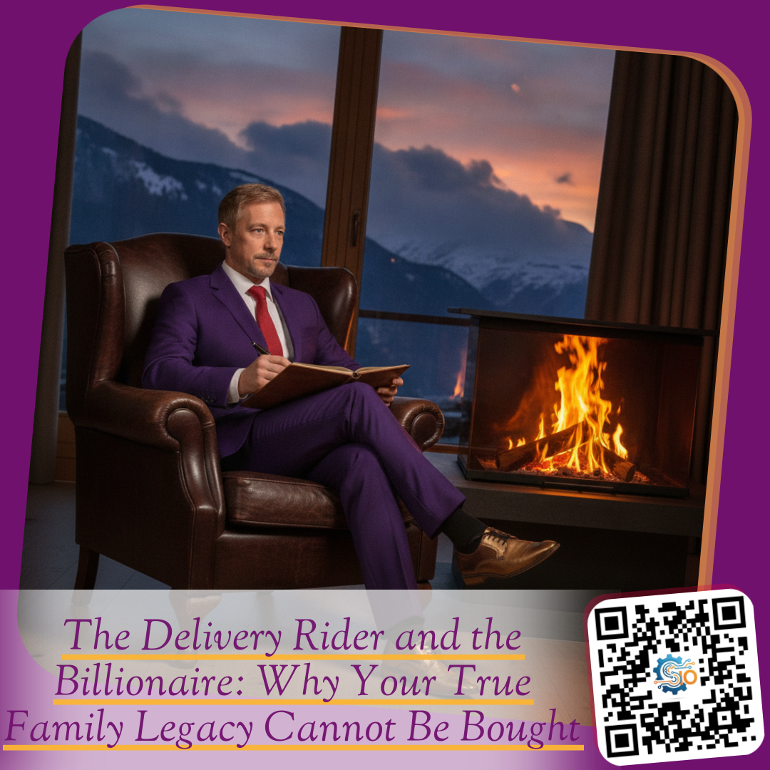 The Delivery Rider and the Billionaire: Why Your True Family Legacy Cannot Be Bought
