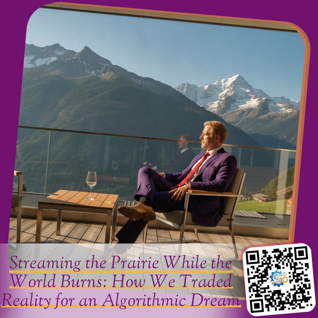 Streaming the Prairie While the World Burns: How We Traded Reality for an Algorithmic Dream