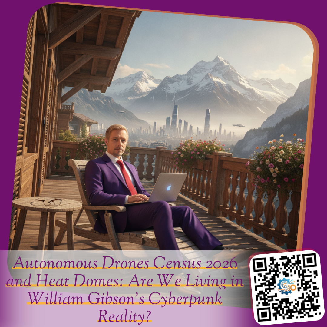 Autonomous Drones Census 2026 and Heat Domes: Are We Living in William Gibson's Cyberpunk Reality?