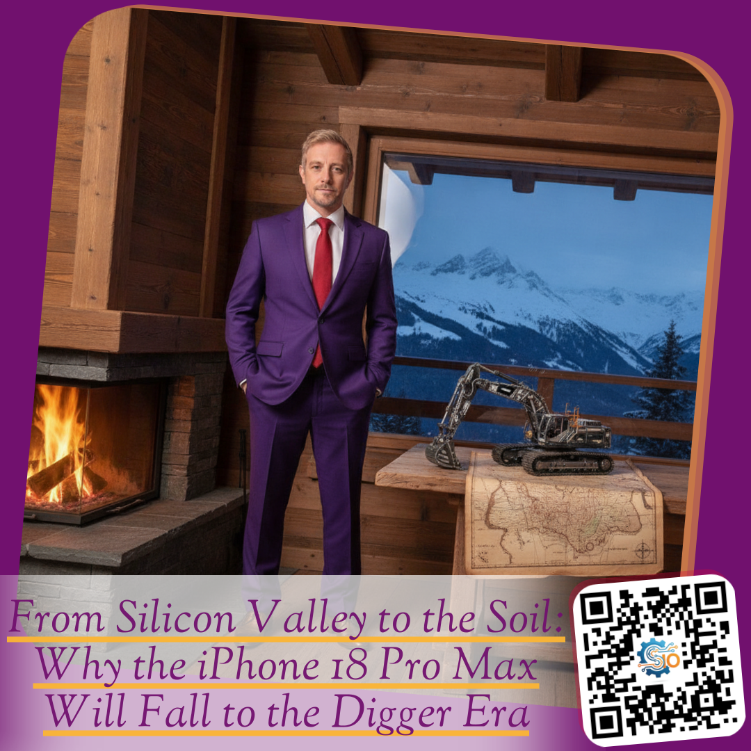 From Silicon Valley to the Soil: Why the iPhone 18 Pro Max Will Fall to the Digger Era