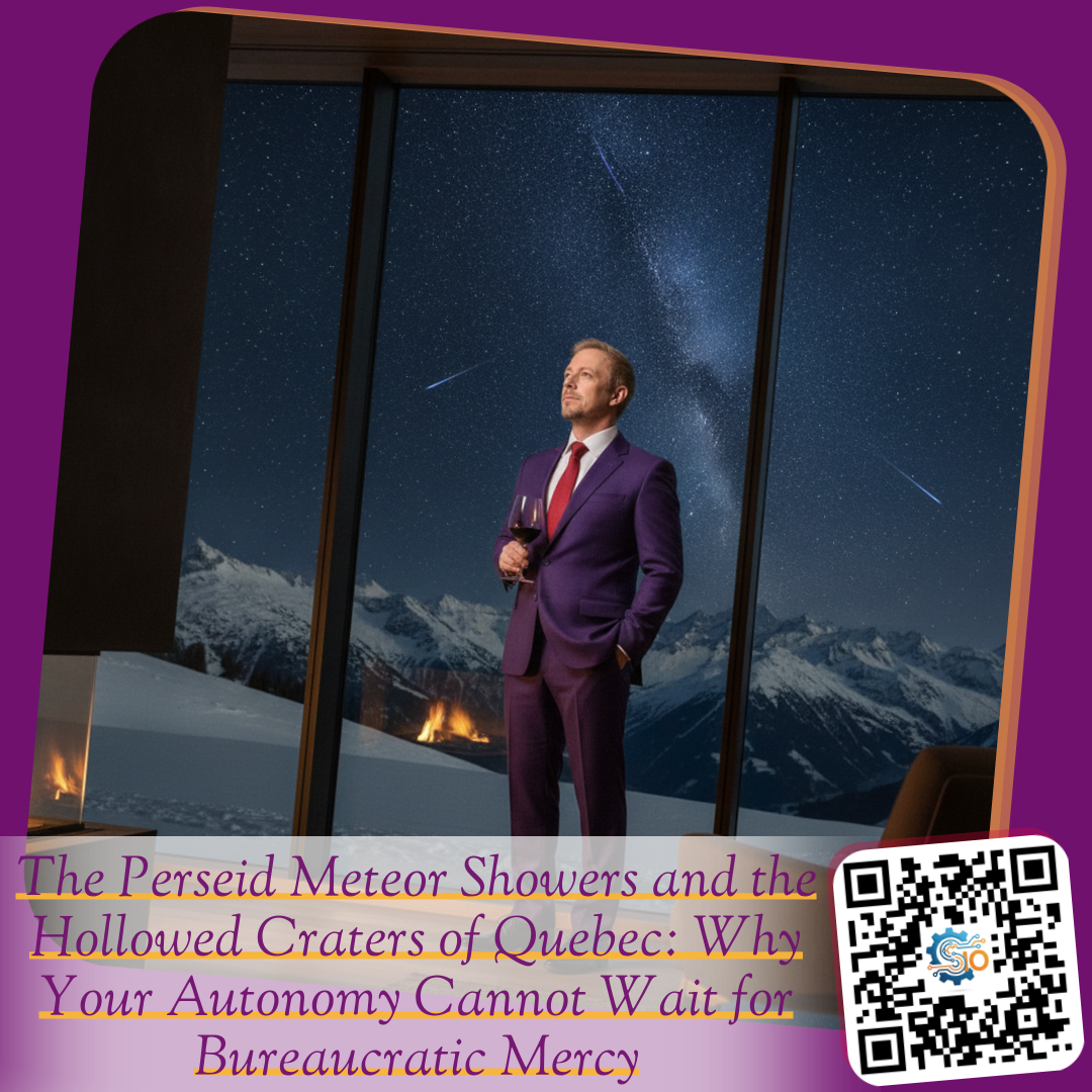 The Perseid Meteor Showers and the Hollowed Craters of Quebec: Why Your Autonomy Cannot Wait for Bureaucratic Mercy