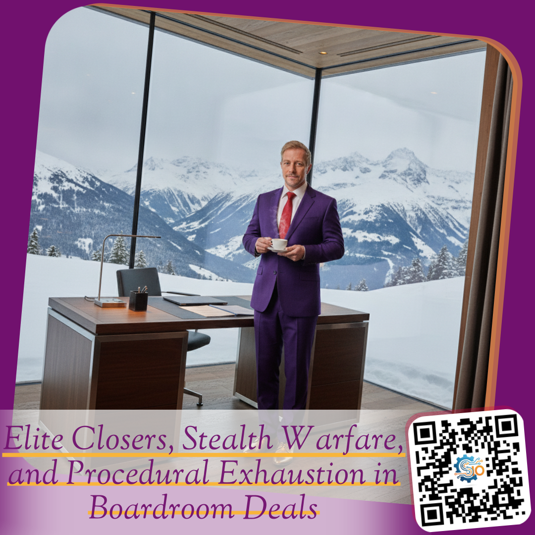Elite Closers, Stealth Warfare, and Procedural Exhaustion in Boardroom Deals