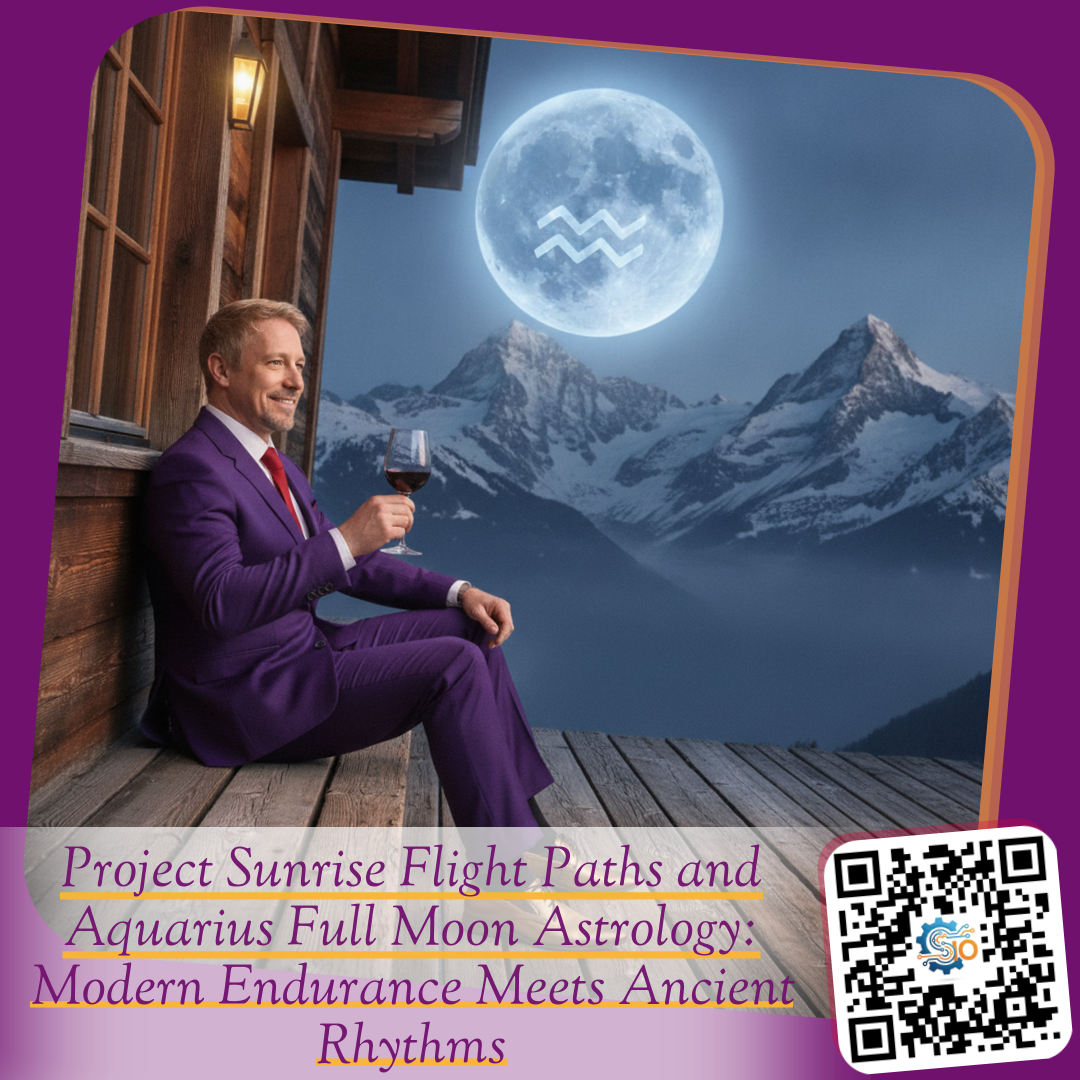 Project Sunrise Flight Paths and Aquarius Full Moon Astrology: Modern Endurance Meets Ancient Rhythms