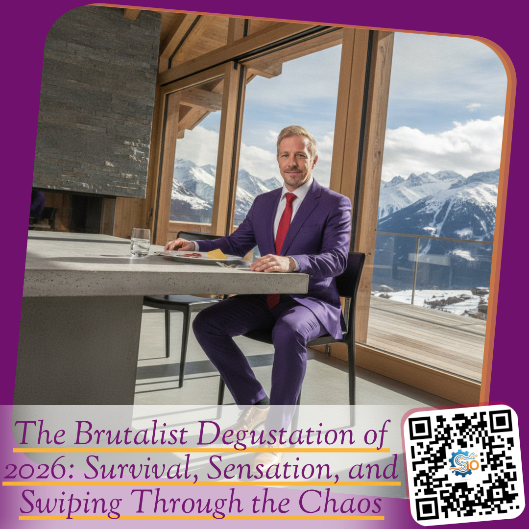 The Brutalist Degustation of 2026: Survival, Sensation, and Swiping Through the Chaos