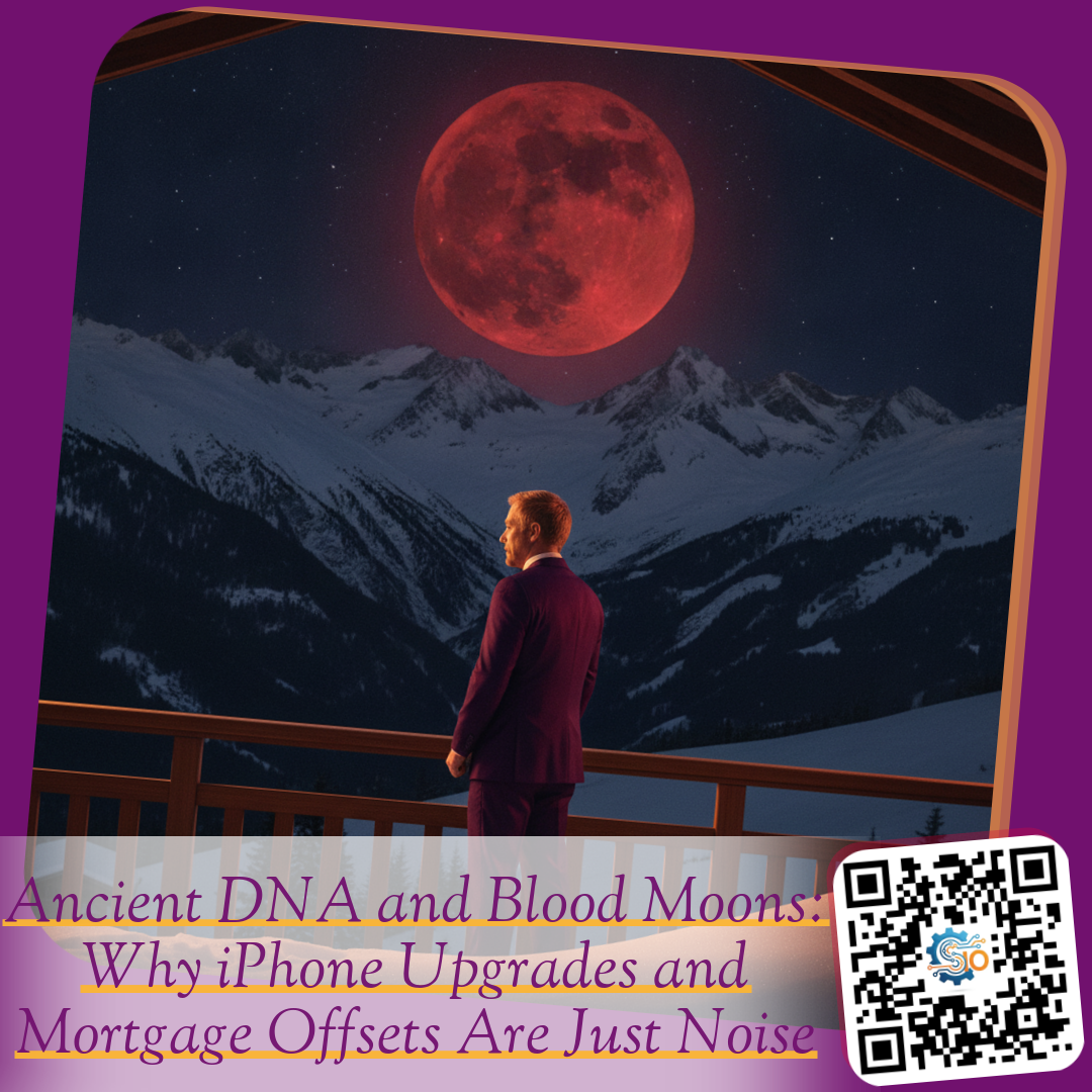 Ancient DNA and Blood Moons: Why iPhone Upgrades and Mortgage Offsets Are Just Noise