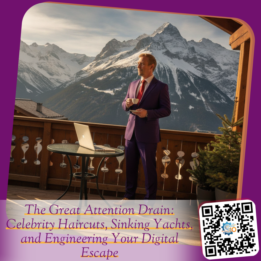 The Great Attention Drain: Celebrity Haircuts, Sinking Yachts, and Engineering Your Digital Escape