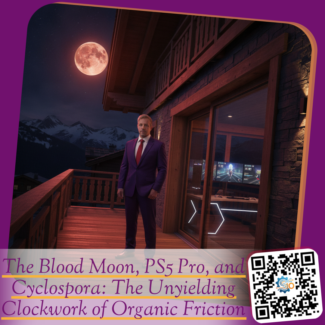 The Blood Moon, PS5 Pro, and Cyclospora: The Unyielding Clockwork of Organic Friction
