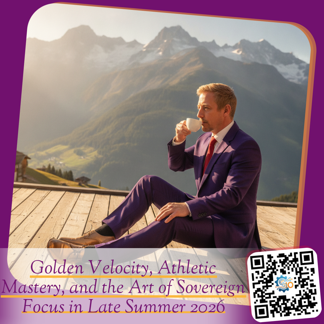 Golden Velocity, Athletic Mastery, and the Art of Sovereign Focus in Late Summer 2026