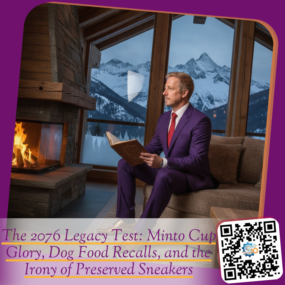 The 2076 Legacy Test: Minto Cup Glory, Dog Food Recalls, and the Irony of Preserved Sneakers