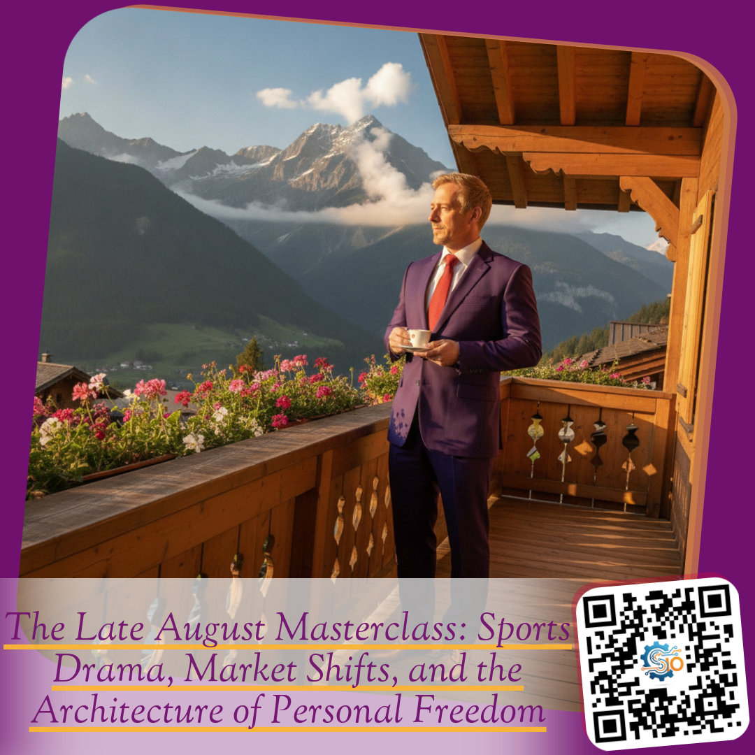 The Late August Masterclass: Sports Drama, Market Shifts, and the Architecture of Personal Freedom