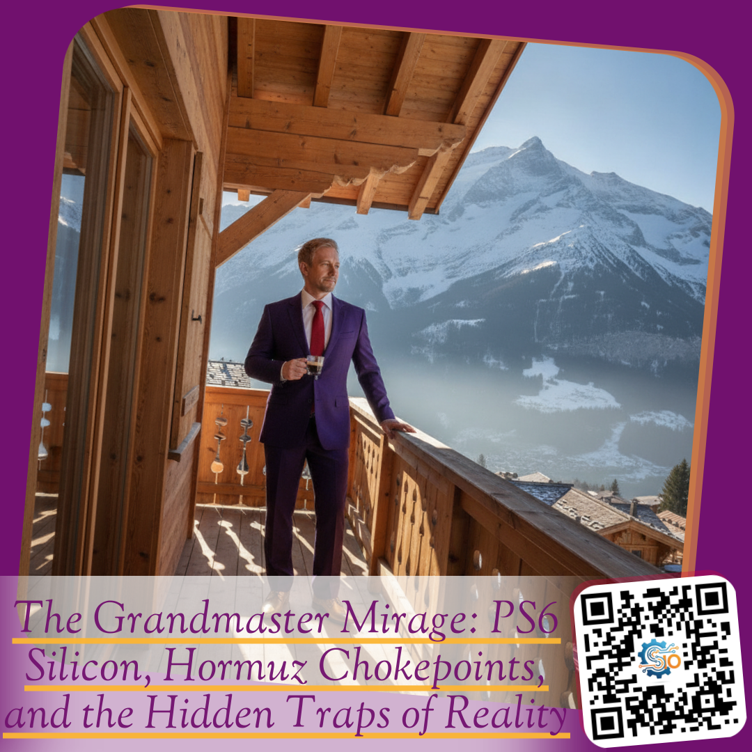 The Grandmaster Mirage: PS6 Silicon, Hormuz Chokepoints, and the Hidden Traps of Reality