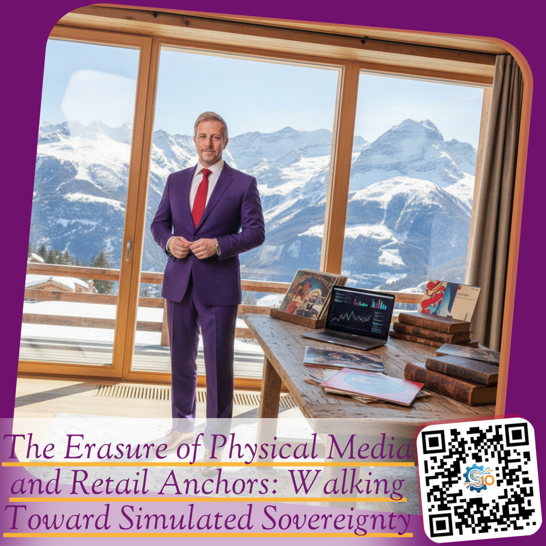 The Erasure of Physical Media and Retail Anchors: Walking Toward Simulated Sovereignty
