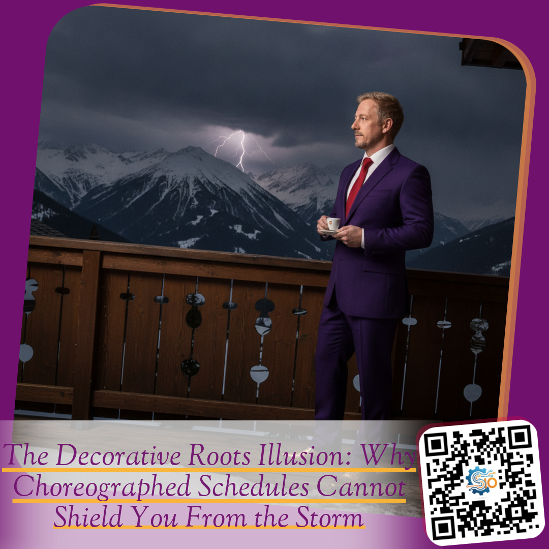 The Decorative Roots Illusion: Why Choreographed Schedules Cannot Shield You From the Storm
