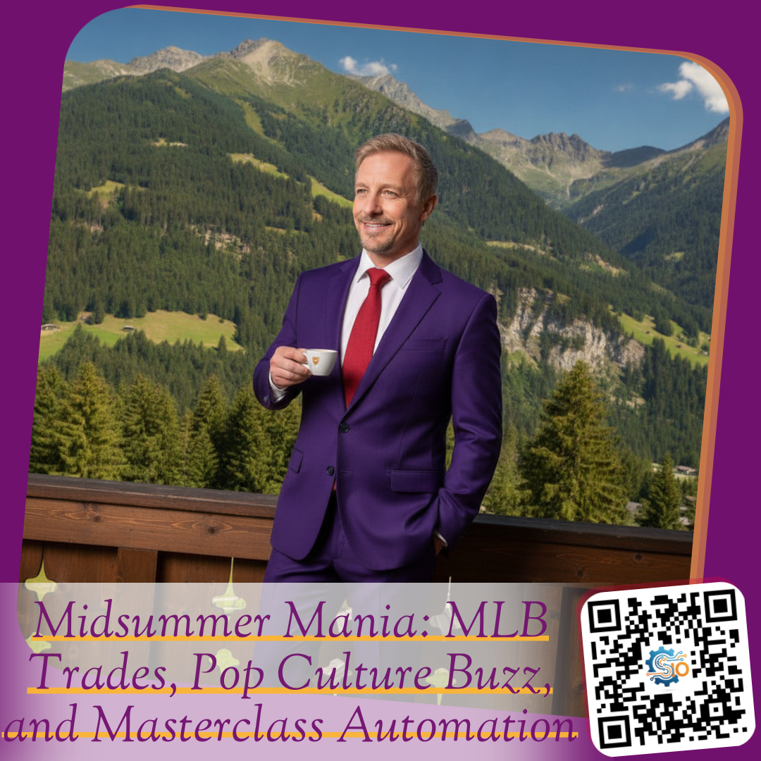 Midsummer Mania: MLB Trades, Pop Culture Buzz, and Masterclass Automation