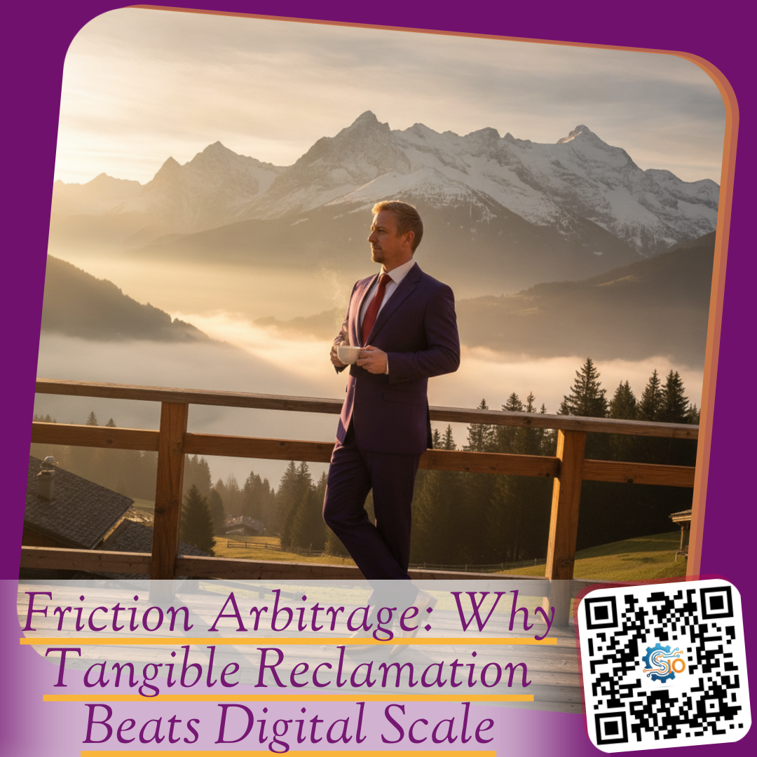 Friction Arbitrage: Why Tangible Reclamation Beats Digital Scale