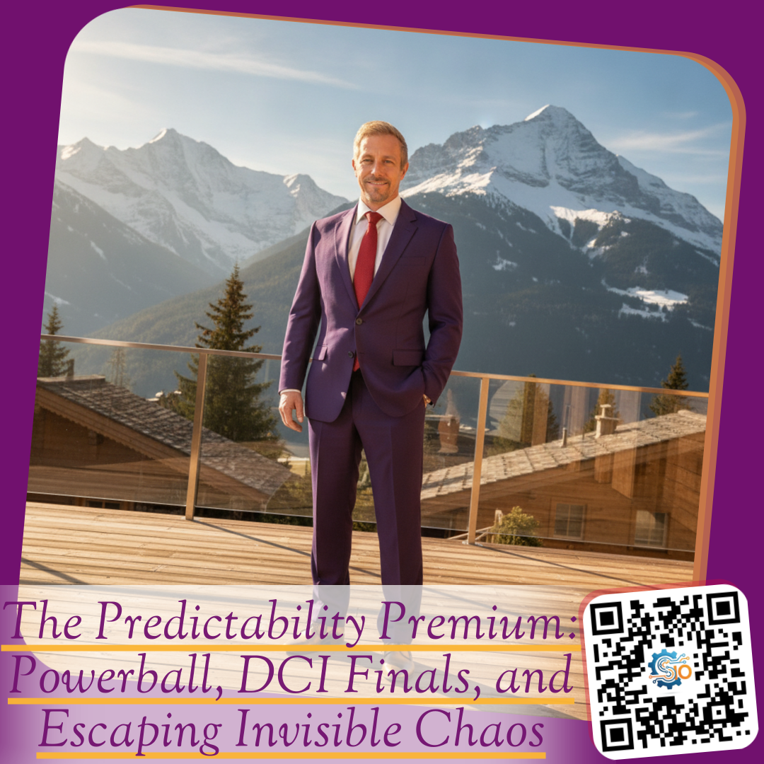 The Predictability Premium: Powerball, DCI Finals, and Escaping Invisible Chaos