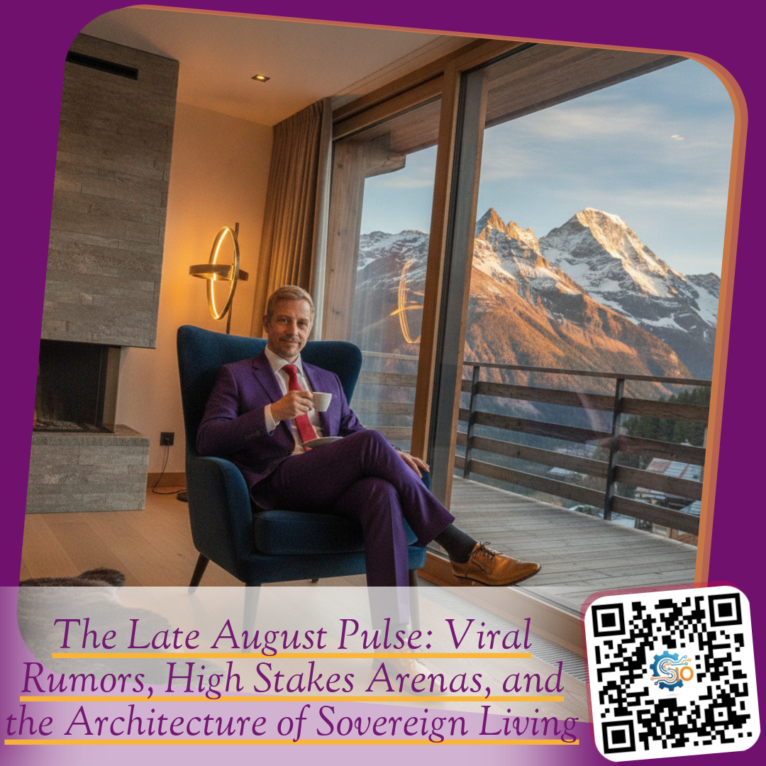 The Late August Pulse: Viral Rumors, High Stakes Arenas, and the Architecture of Sovereign Living
