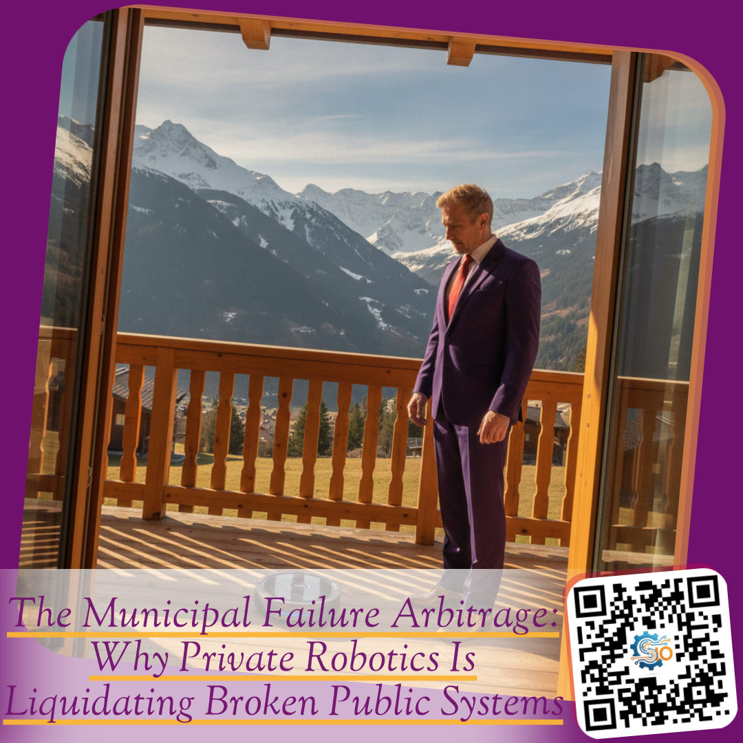 The Municipal Failure Arbitrage: Why Private Robotics Is Liquidating Broken Public Systems