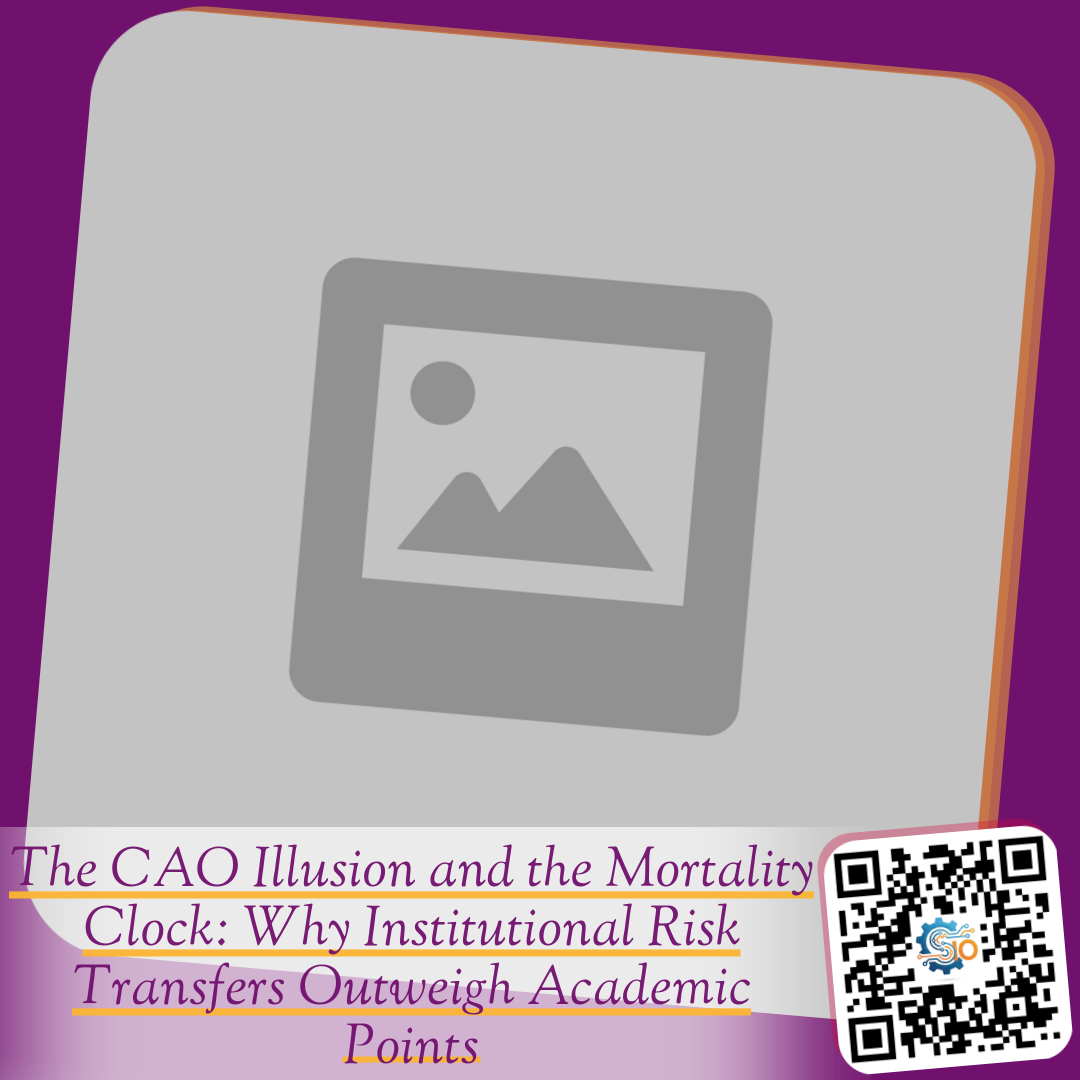 The CAO Illusion and the Mortality Clock: Why Institutional Risk Transfers Outweigh Academic Points