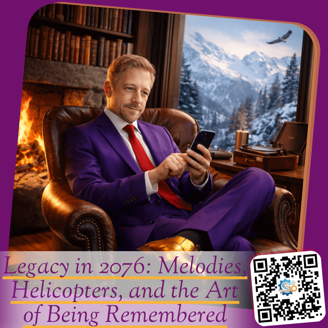 Legacy in 2076: Melodies, Helicopters, and the Art of Being Remembered