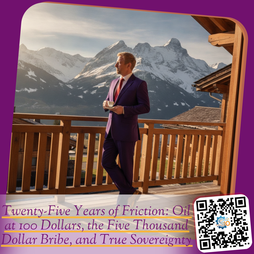 Twenty-Five Years of Friction: Oil at 100 Dollars, the Five Thousand Dollar Bribe, and True Sovereignty