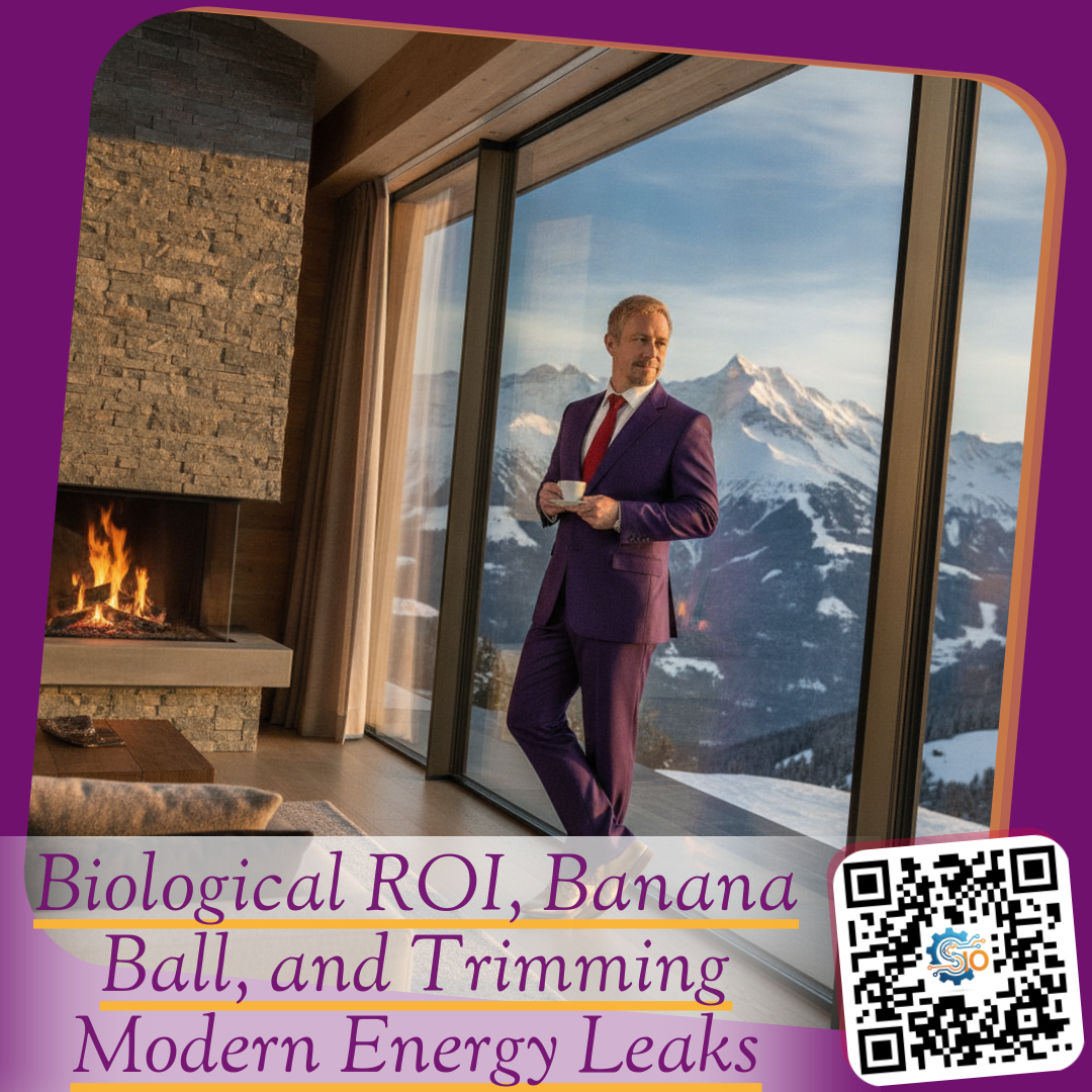 Biological ROI, Banana Ball, and Trimming Modern Energy Leaks