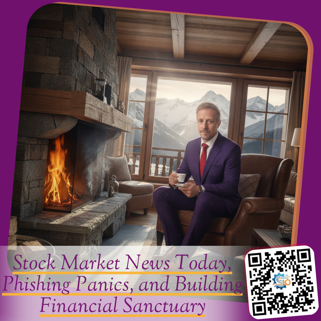 Stock Market News Today, Phishing Panics, and Building Financial Sanctuary