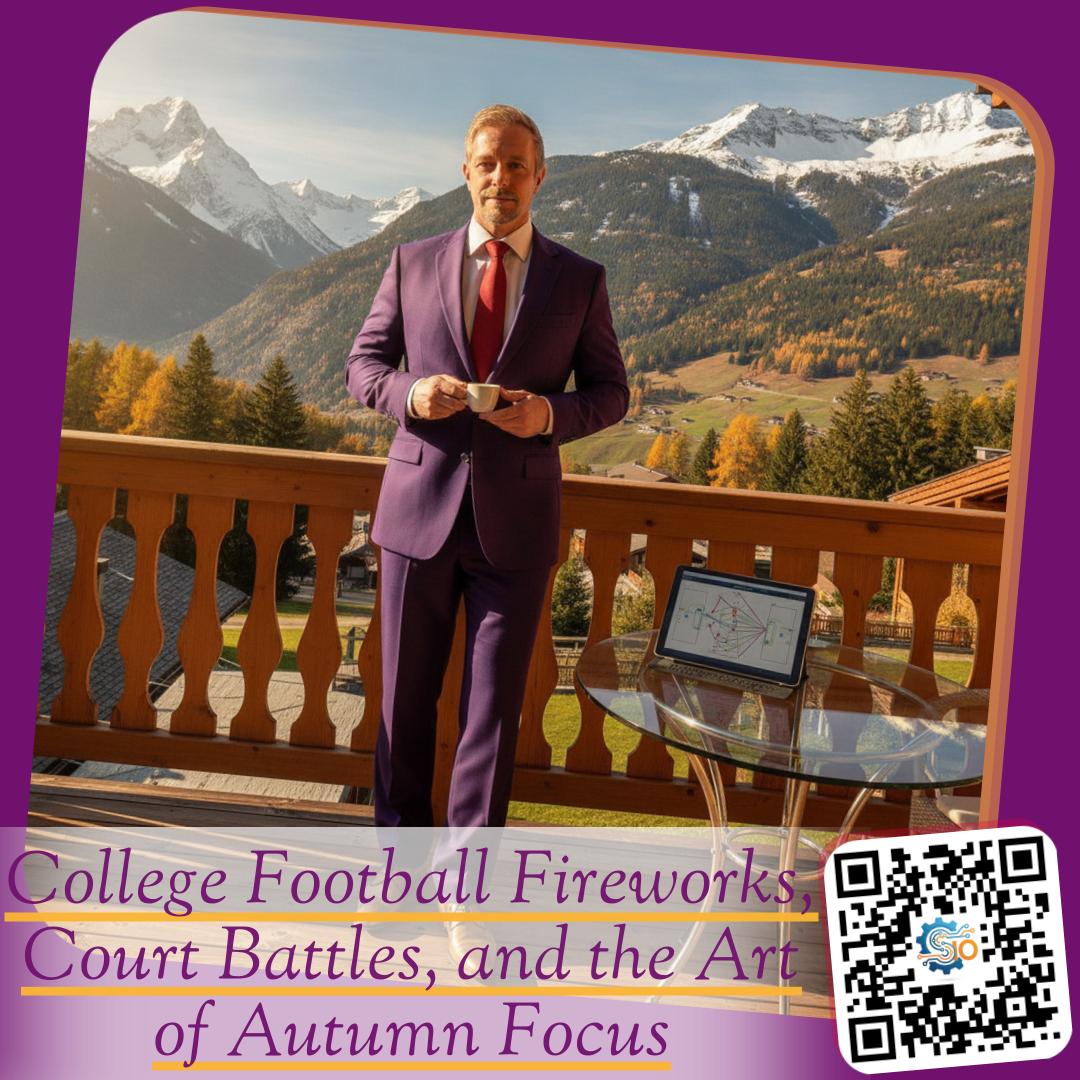 College Football Fireworks, Court Battles, and the Art of Autumn Focus