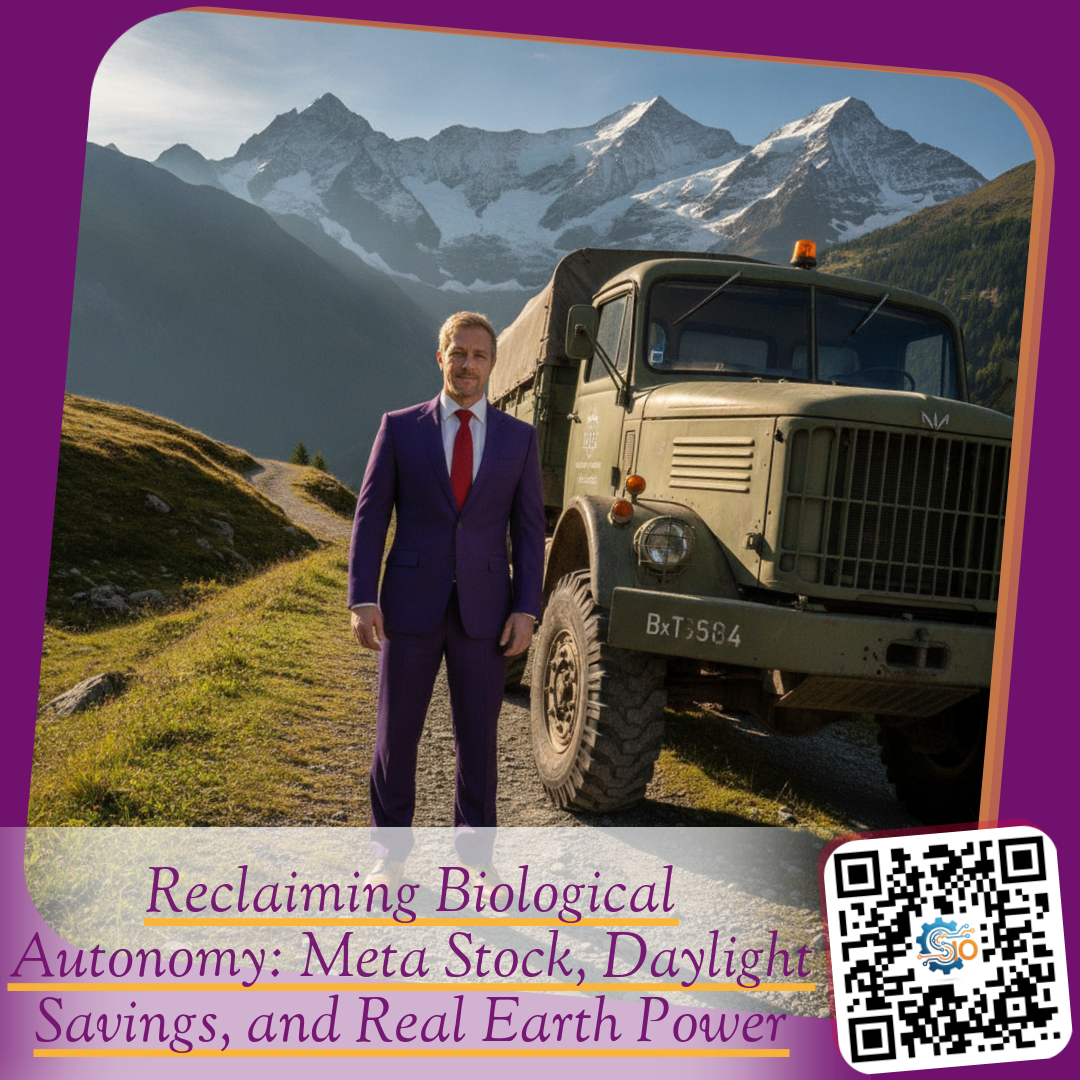 Reclaiming Biological Autonomy: Meta Stock, Daylight Savings, and Real Earth Power