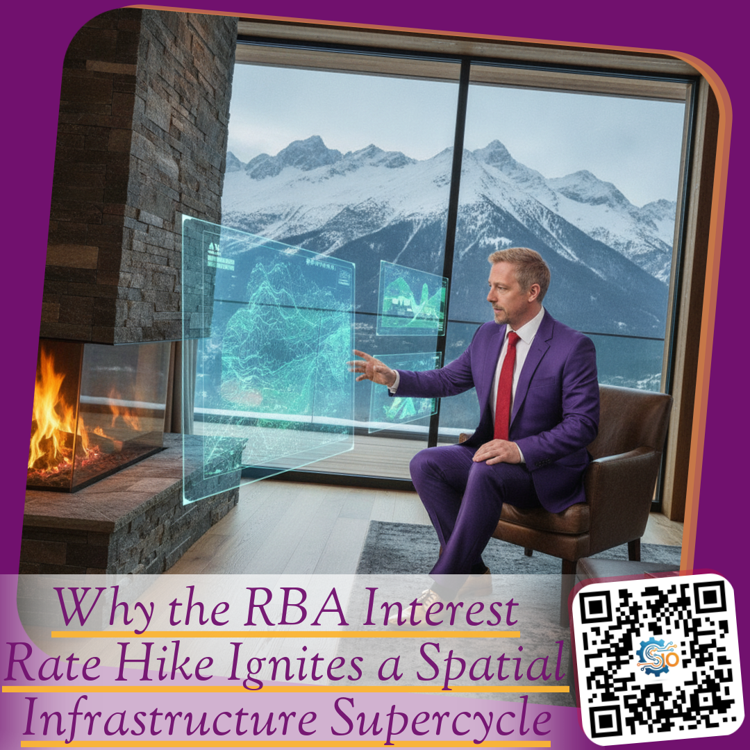 Why the RBA Interest Rate Hike Ignites a Spatial Infrastructure Supercycle