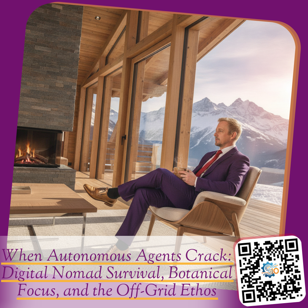 When Autonomous Agents Crack: Digital Nomad Survival, Botanical Focus, and the Off-Grid Ethos