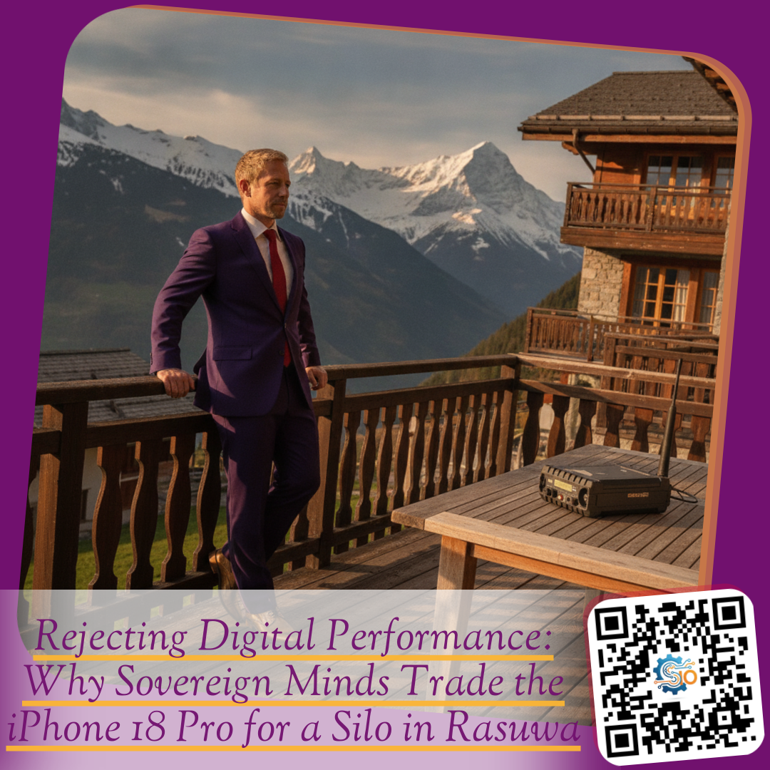 Rejecting Digital Performance: Why Sovereign Minds Trade the iPhone 18 Pro for a Silo in Rasuwa