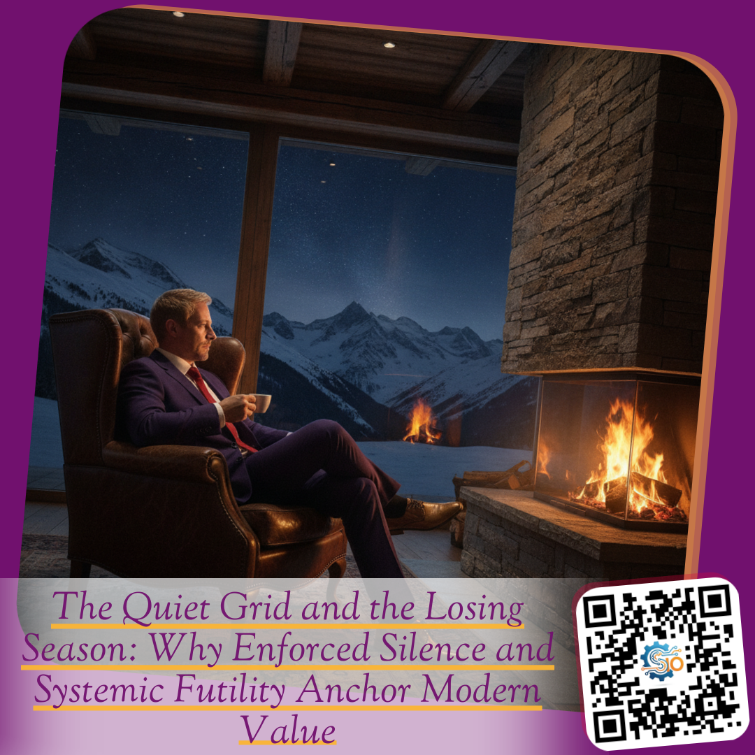 The Quiet Grid and the Losing Season: Why Enforced Silence and Systemic Futility Anchor Modern Value