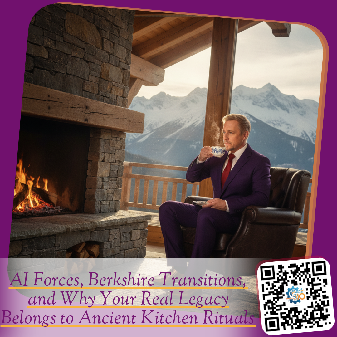 AI Forces, Berkshire Transitions, and Why Your Real Legacy Belongs to Ancient Kitchen Rituals
