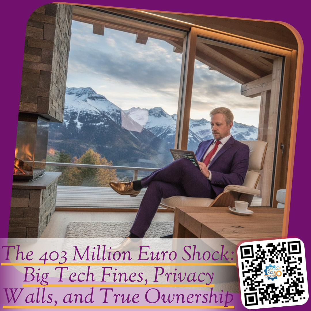 The 403 Million Euro Shock: Big Tech Fines, Privacy Walls, and True Ownership