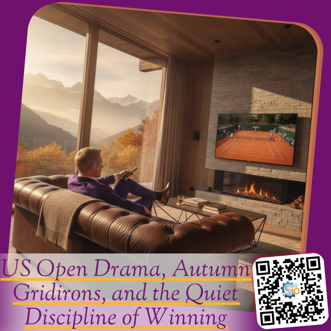 US Open Drama, Autumn Gridirons, and the Quiet Discipline of Winning