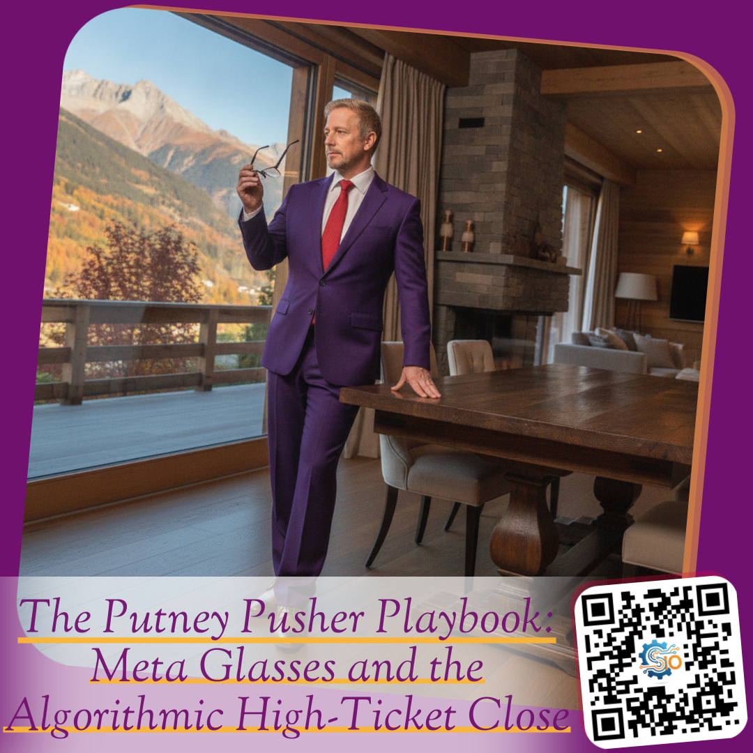 The Putney Pusher Playbook: Meta Glasses and the Algorithmic High-Ticket Close
