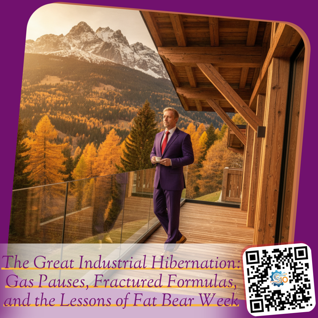The Great Industrial Hibernation: Gas Pauses, Fractured Formulas, and the Lessons of Fat Bear Week